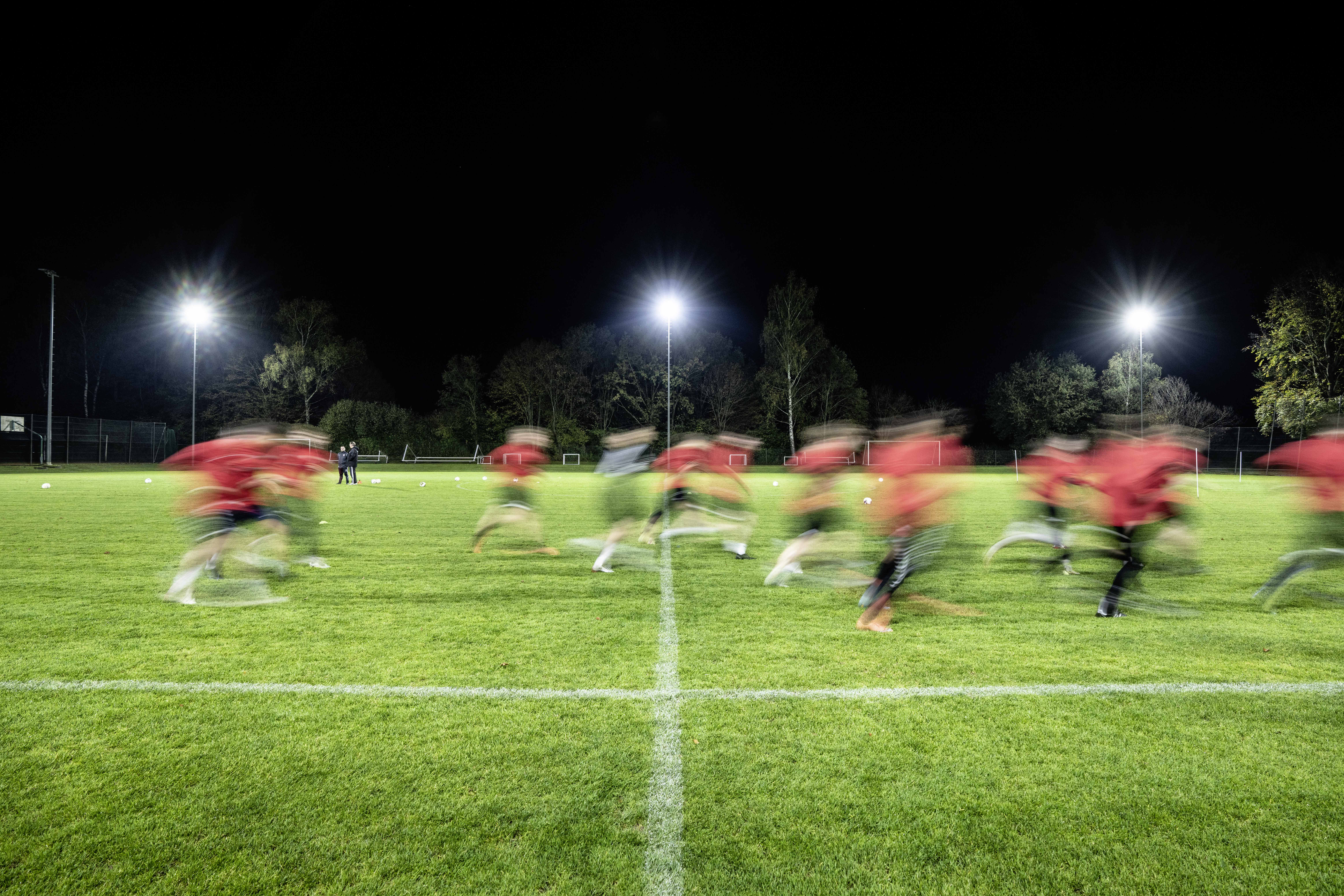 Sportplätze Beleuchtung eines Sportplatzes