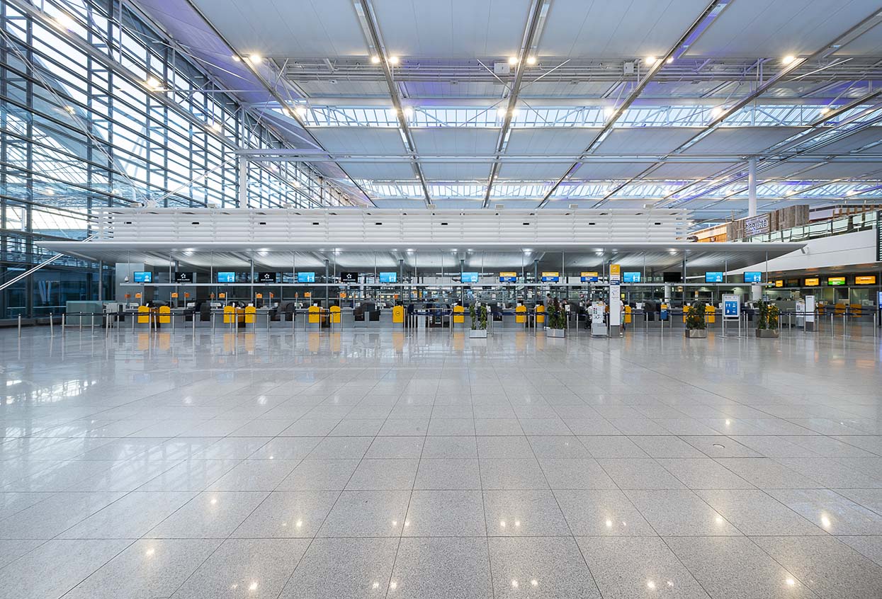 Flughafen München Ankünfte Terminal 2 www.siteco.de